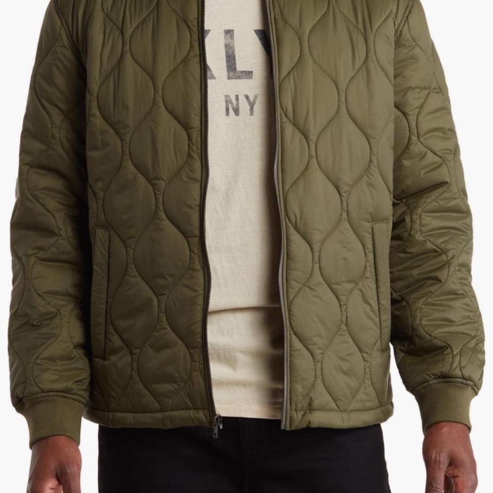 Nordstrom Green Lightweight Quilted Jacket